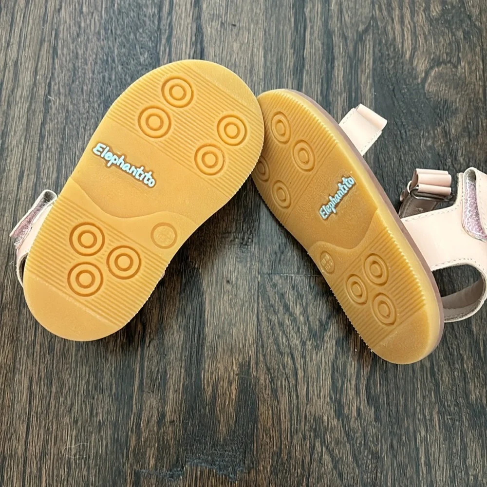 Elephantito Nicole Sandal Patent Pink (Baby/Walker)
